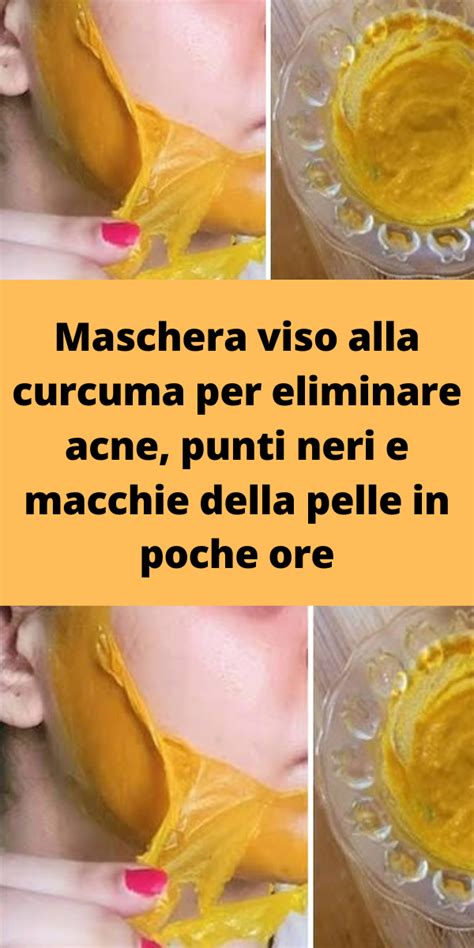 Donna che applica una maschera viso alla curcuma
