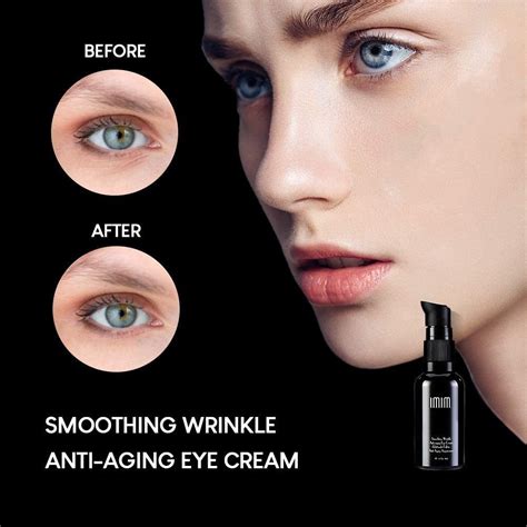 Confronto prima e dopo l'applicazione di un contorno occhi