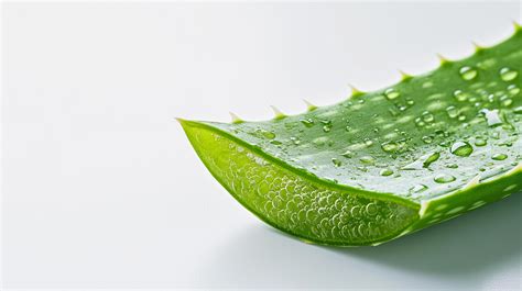 Close-up of aloe vera gel with water droplets