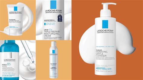 Schema che mostra la gamma di prodotti La Roche-Posay