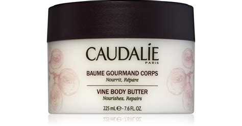 Infografica sugli ingredienti naturali del burro corpo Caudalie