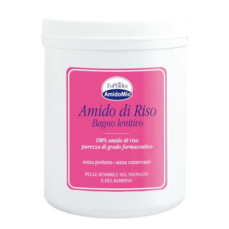 Chicchi di riso e polvere di amido di riso