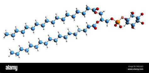 Schema della struttura molecolare dell'inositolo