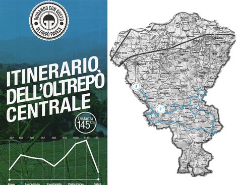 Mappa dell'Oltrepo Pavese con evidenziate le sedi di ClastMed