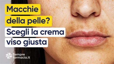 Schema delle cause delle macchie sul viso