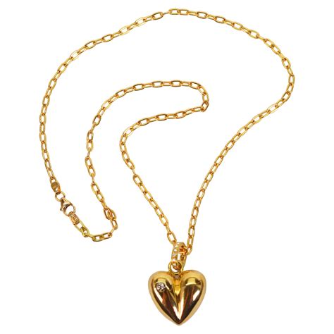 Collana d'oro con pendente