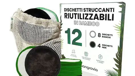Infografica: Impatto ambientale dei dischetti struccanti usa e getta vs. riutilizzabili