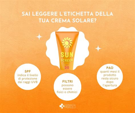 Simbolo PAO crema solare