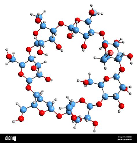 Struttura molecolare della Ciclodestrina