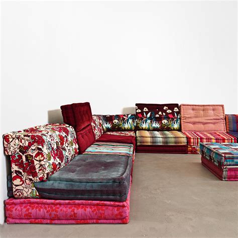 Moduli componibili del divano Mah Jong Missoni per Roche Bobois