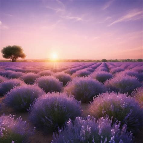 Campo di lavanda sotto il sole