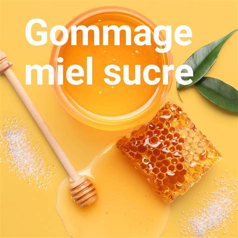 Visuel d'ingrédients naturels pour un gommage maison (sucre, café, coco, miel)