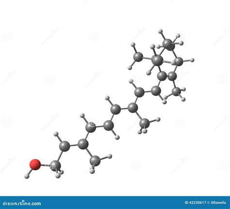 Struttura molecolare del retinolo