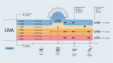 Schema che illustra la protezione UVA, UVB, IR e Luce Blu