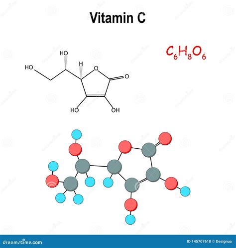 Schema molecolare della Vitamina C