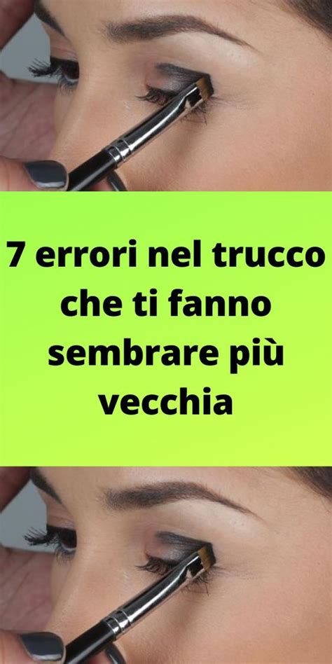 Illustrazione di un errore comune nel trucco occhiaie