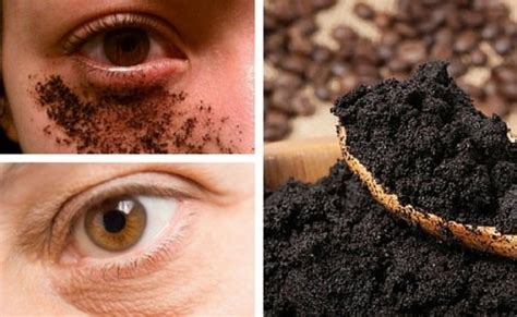 ingredienti per maschera contorno occhi al caffè