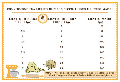 Diagramma che illustra la differenza tra lievito di birra e lievito madre, evidenziando la composizione microbica e i tempi di fermentazione.