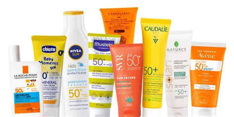 Ingredienti naturali in crema solare