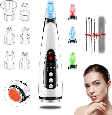 Aspiratore per punti neri con diverse testine