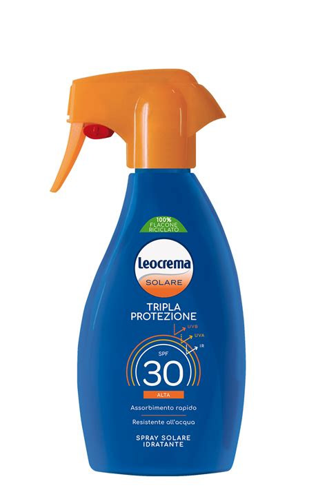 Scheda prodotto crema solare spray