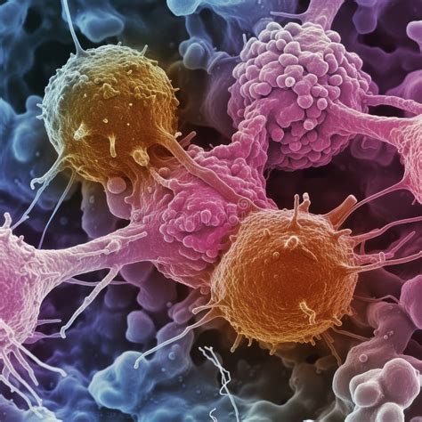 Microfotografia di cellule tumorali