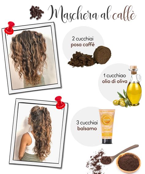 Immagine di ingredienti per una maschera per capelli al caffè fatta in casa