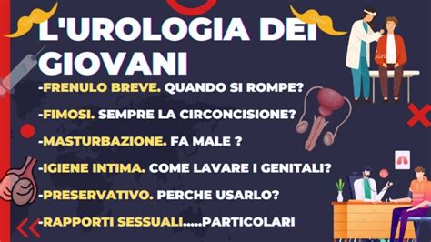 Illustrazione che mostra diverse cause di rottura del frenulo (es. sport, rapporto sessuale)
