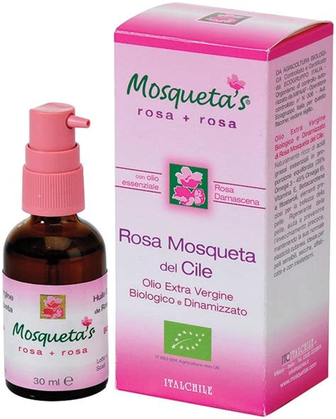 Bottiglia di olio di rosa mosqueta