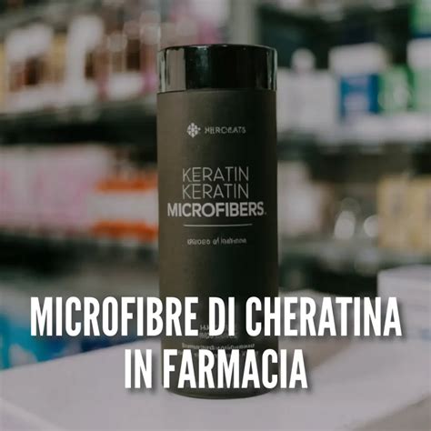 Immagine di microfibre di cheratina applicate sui capelli