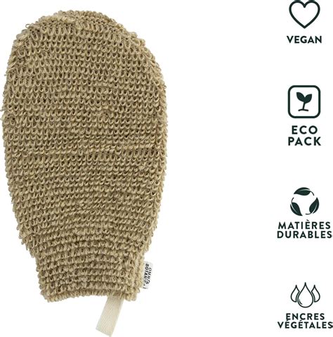 Guanto esfoliante in azione