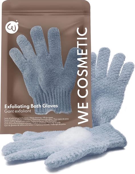 Varietà di materiali per guanti esfolianti