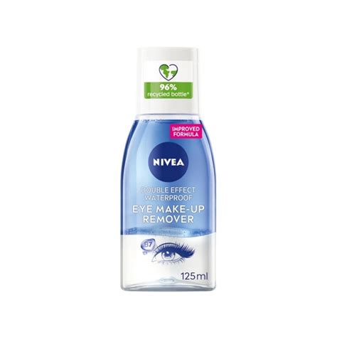 Nivea Double Effect Eye Makeup Remover bottle