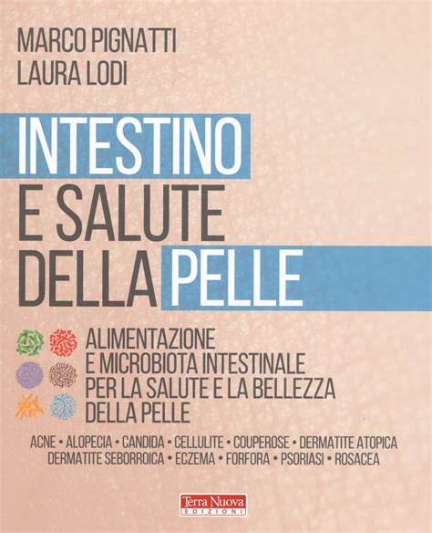 Diagramma che illustra il legame tra intestino, alimentazione e salute della pelle