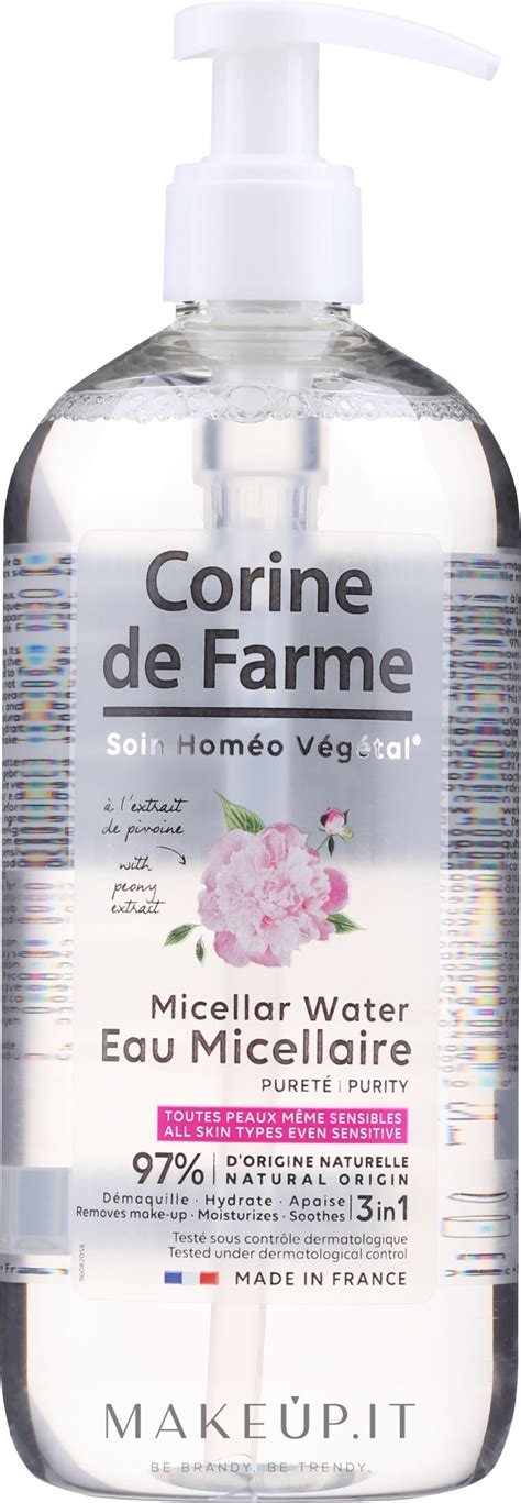 bottiglia di acqua micellare Corine de Farme