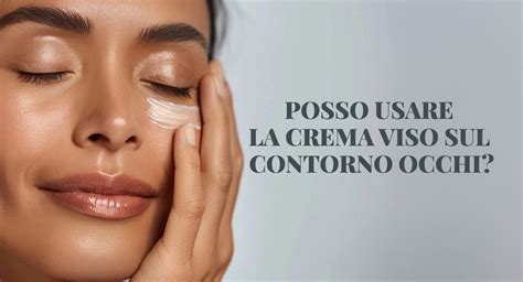 Donna che applica crema contorno occhi