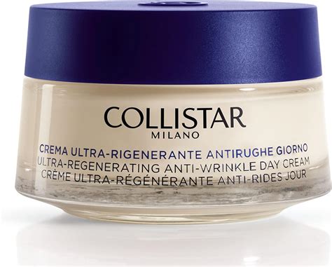 Collage di prodotti Collistar viso con focus su texture e ingredienti naturali