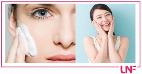 Schema di una skincare routine viso, dalla detersione all'applicazione della crema