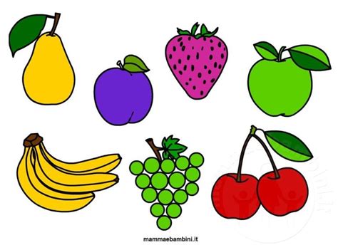 frutta e verdura colorata