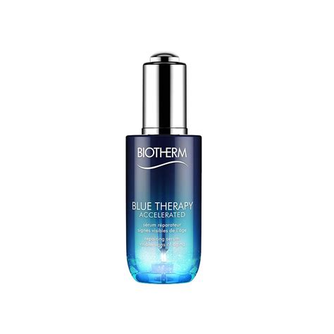 Flacone del siero Biotherm Blue Therapy Accelerated con contagocce
