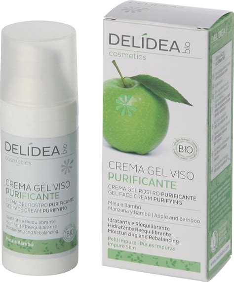 Tubetto dell'Esfoliante Viso Purificante Delidea Mela e Bambù