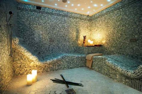 Interno di un bagno turco tradizionale