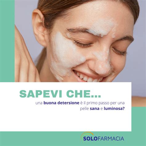 Primo piano di una pelle sana e luminosa con una leggera sfocatura sullo sfondo