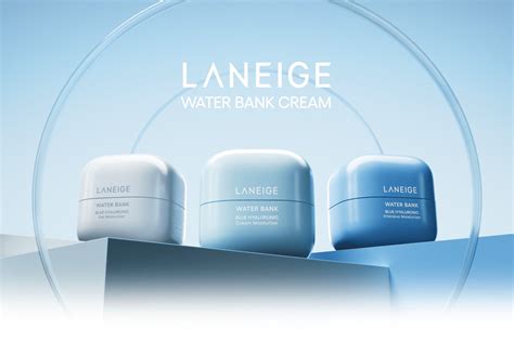 Schema comparativo delle diverse formulazioni della linea Laneige Water Bank