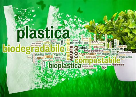 Confronto tra tempi di biodegradazione di PLA e plastiche tradizionali