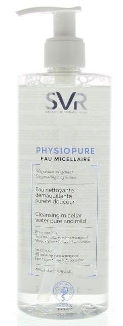 Etichetta prodotto SVR Physiopure Acqua Micellare