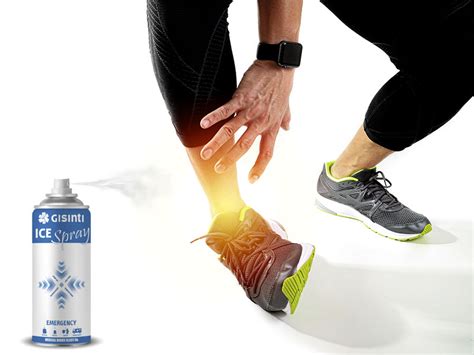 Bomboletta spray per crioterapia in azione