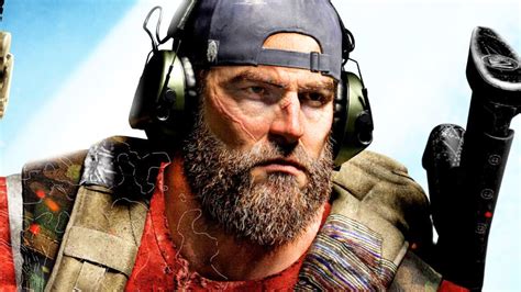 Un primo piano di un personaggio di Ghost Recon Wildlands che mostra dettagli del viso e cicatrici