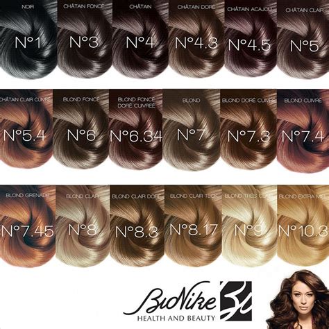 Tavolozza di colori capelli Bionike Shine On con focus sulla nuance Castano Chiaro Ramato 5