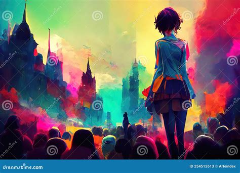 Illustrazione di Candy che guarda una lettera con un'espressione pensierosa